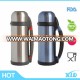 FDA certificated stainless steel sport thermos travel flask with button covers