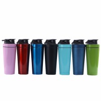 750ml Shaker cup stainless steel double wall vacuum thermos gym protein shaker bottle with custom logo