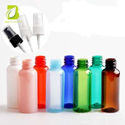 2017 new style factory direct sale plastic container 100ml spray perfume bottle