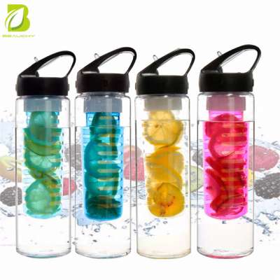 No minimum order of Portable Fruit Infuser Water Bottle / Lemon Squeezer bottle Juicer for Healthy Drink