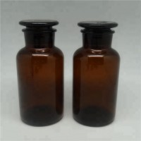 250ml Wide Mouth Amber Reagent Bottle