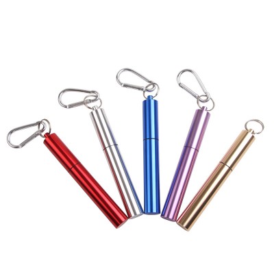 New Product Ideas Portable Eco Friendly Collapsible  Drinking Reusable Straw reuse